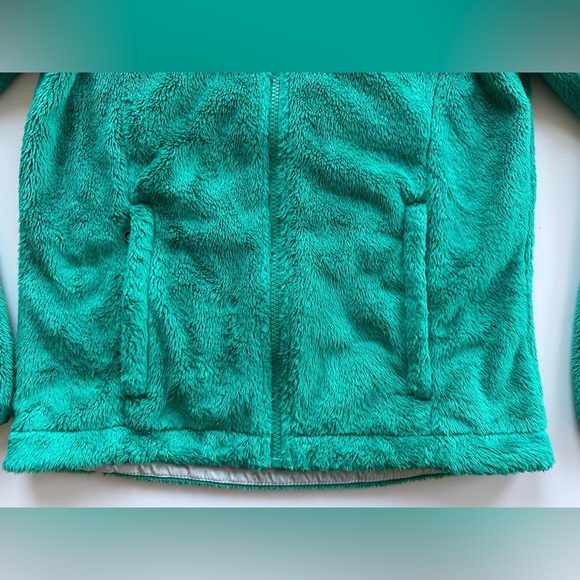 Vintage 90s Y2K The North Face Osito Bright Green Fleece Zip Up Jacket - Picture 8 of 8
